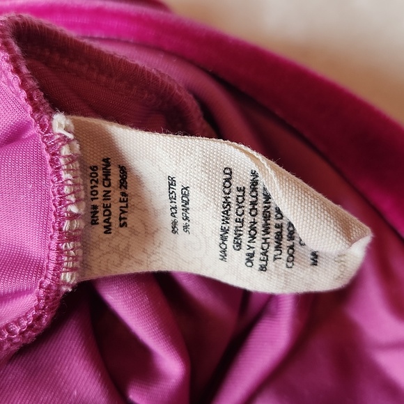 SOFT SURROUNDINGS, Women's Velvet-Like Material, Fall, Hot Pink Oversize Shirt - Picture 8 of 8